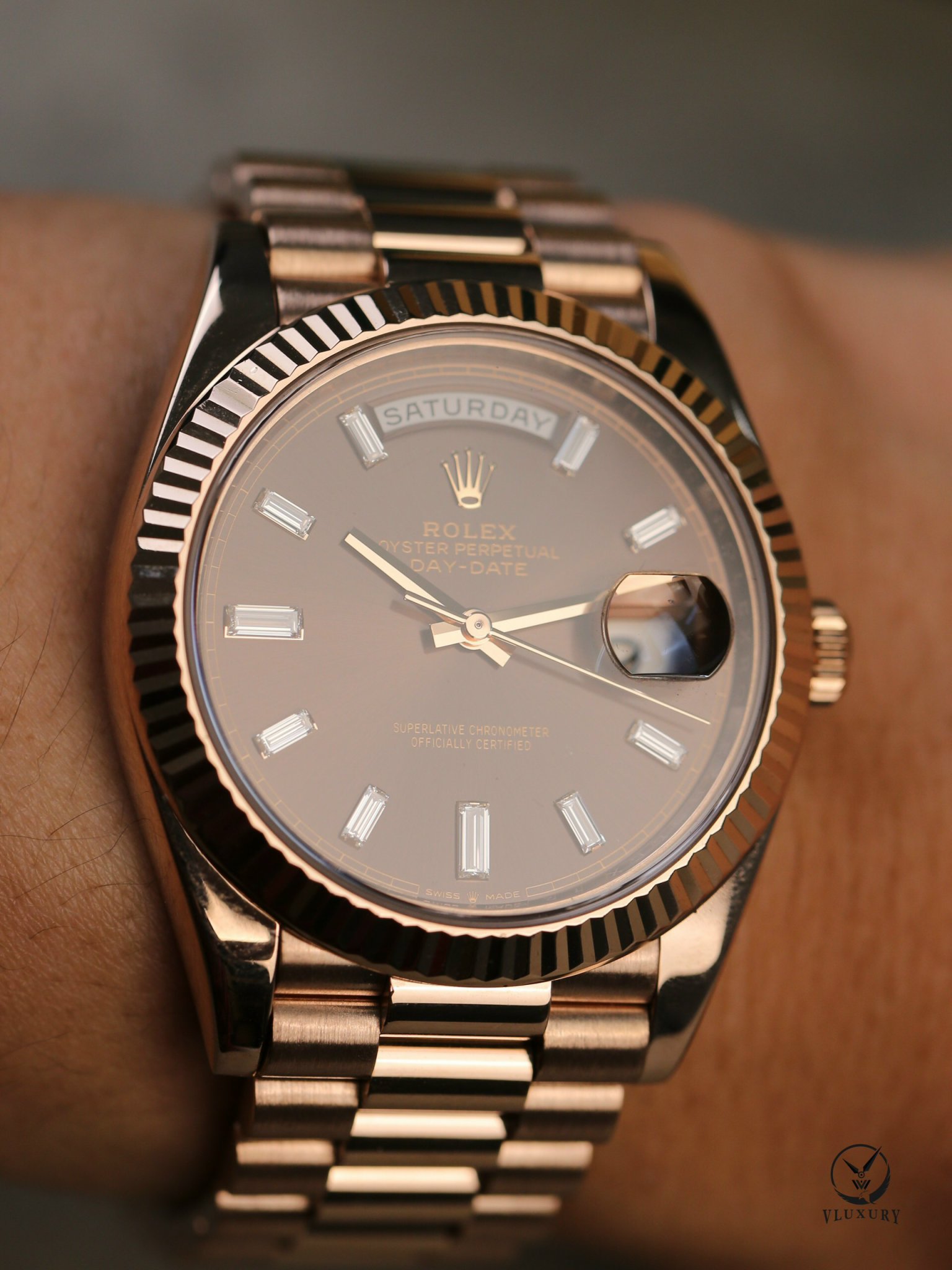 ĐỒNG HỒ ROLEX 228235 DAY DATE CHOCO DIAL