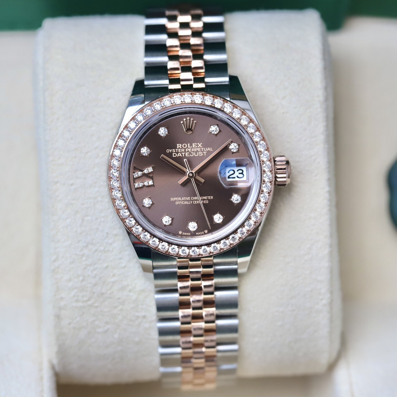 ĐỒNG HỒ ROLEX DATEJUST 279381 RBR CHOCOLATE DIAMONDS