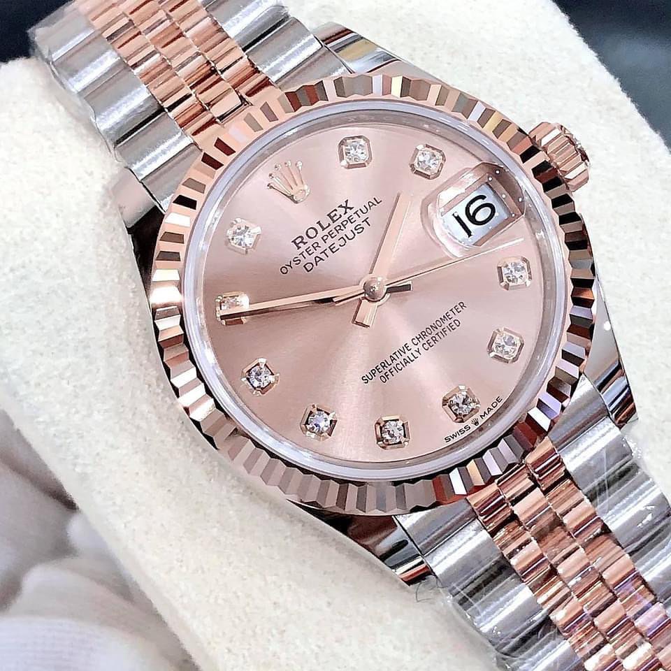 Rolex 278271G 31mm Pink : Lãng mạn và ngọt ngào