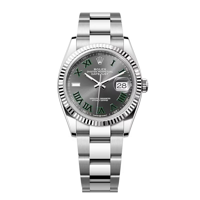 Đồng Hồ Rolex Datejust 36 126234 Mặt Số Wimbledon Dây Đeo Oyster