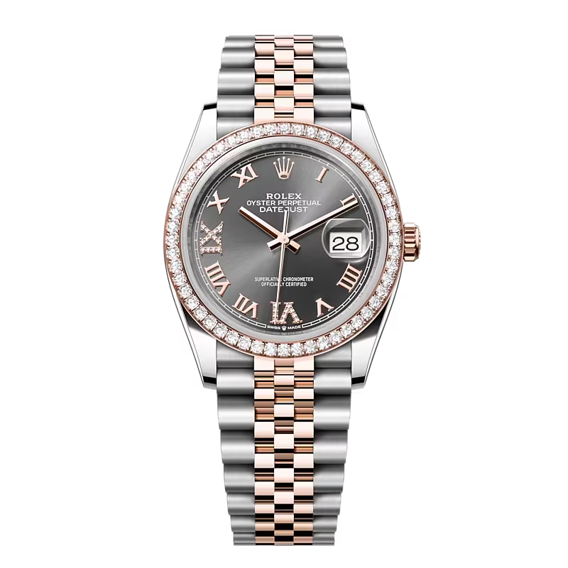 Đồng Hồ Rolex Datejust 36 126281RBR Mặt Số La Mã Dây Đeo Jubilee